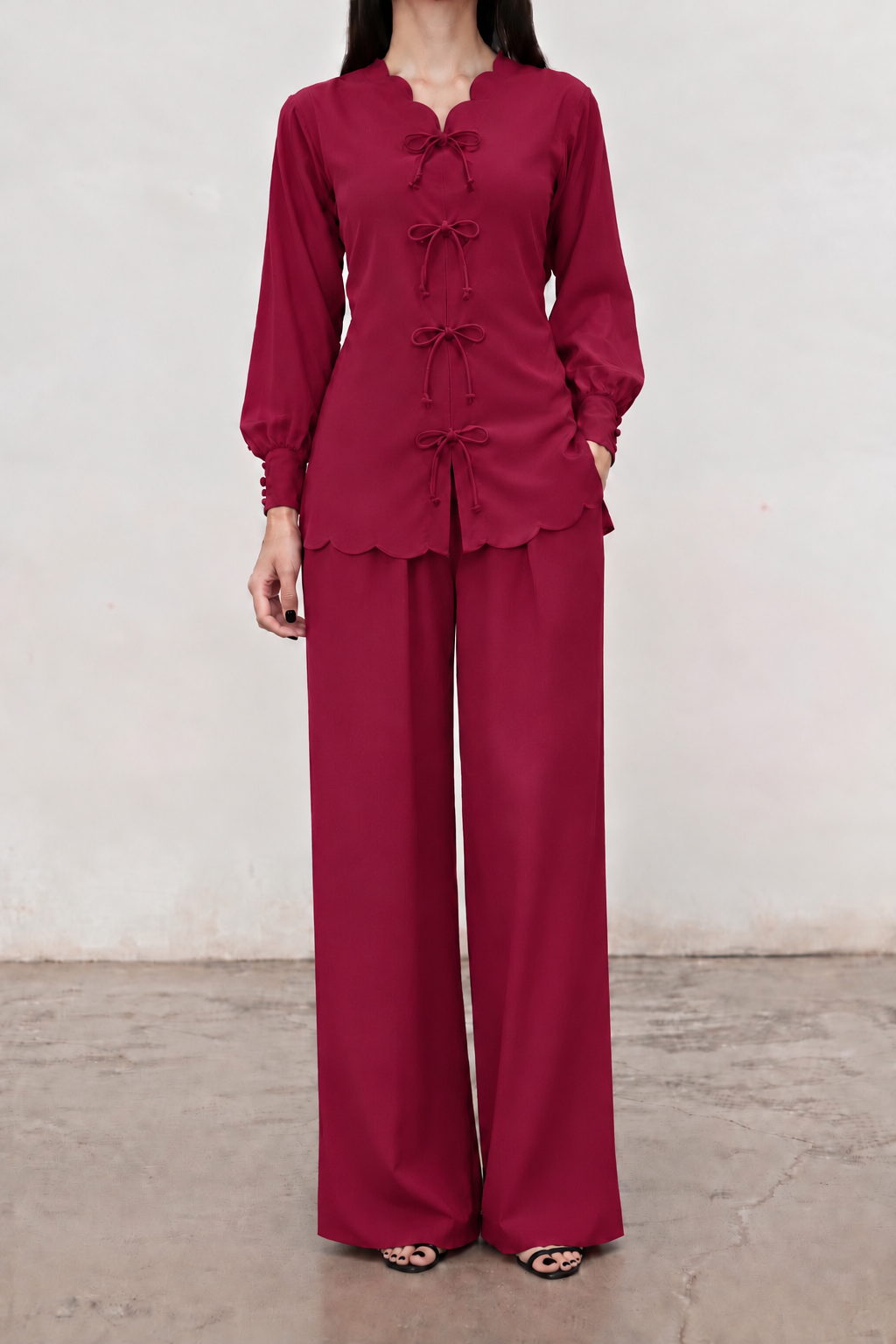 Ruby Bow - Co Ord Set