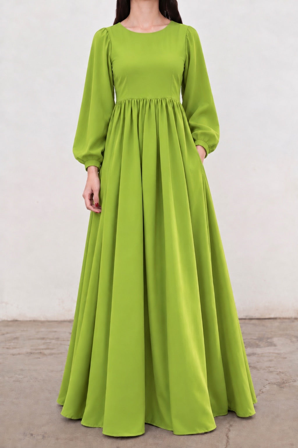 Lime Glow - Long Maxi