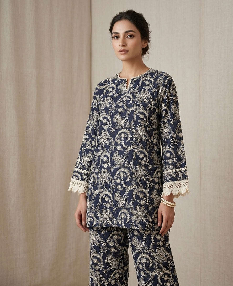 Midnight Drift - Printed Co Ord Set