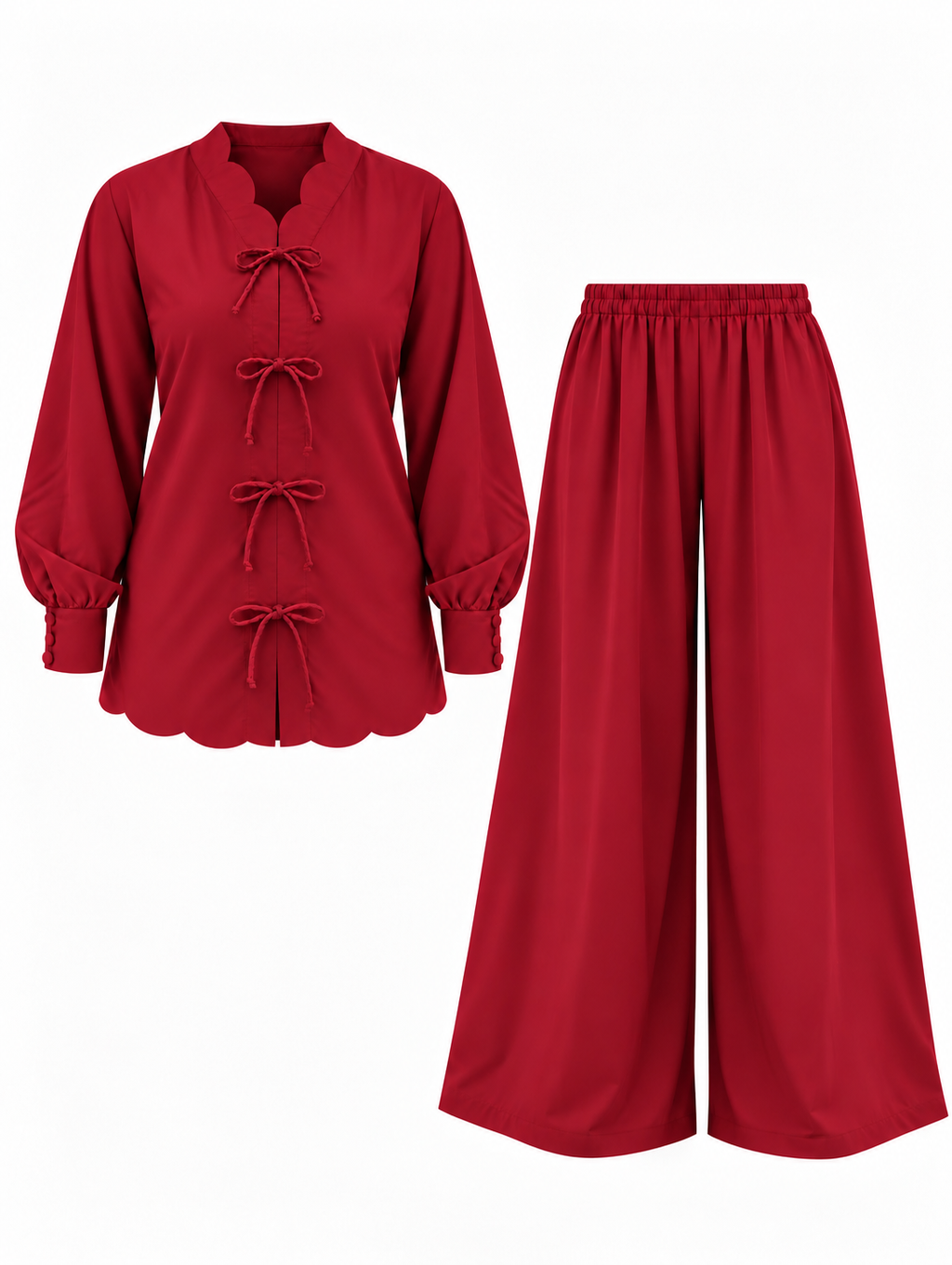 Ruby Bow - Co Ord Set