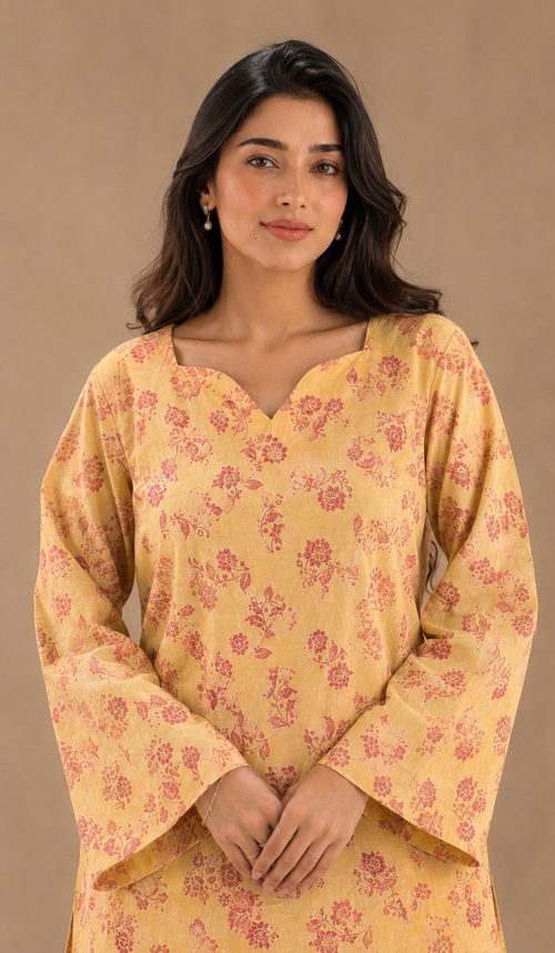 Butter Blossom - Corset Kurta