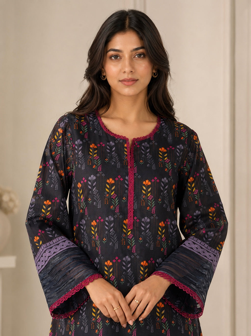 Wild Aster - 3pc Printed Suit