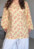 Butter Blossom - Corset Kurta with Farshi Shalwar