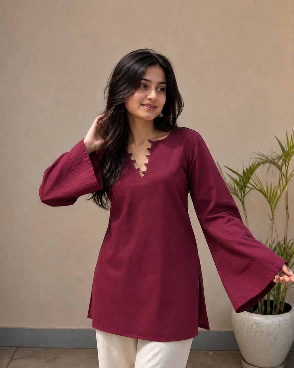 Ruby Dusk - Short Kurti