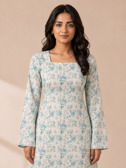 Floral Breeze - Printed Kurta