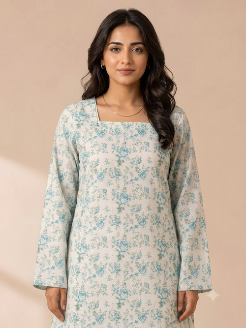 Floral Breeze - Printed Kurta