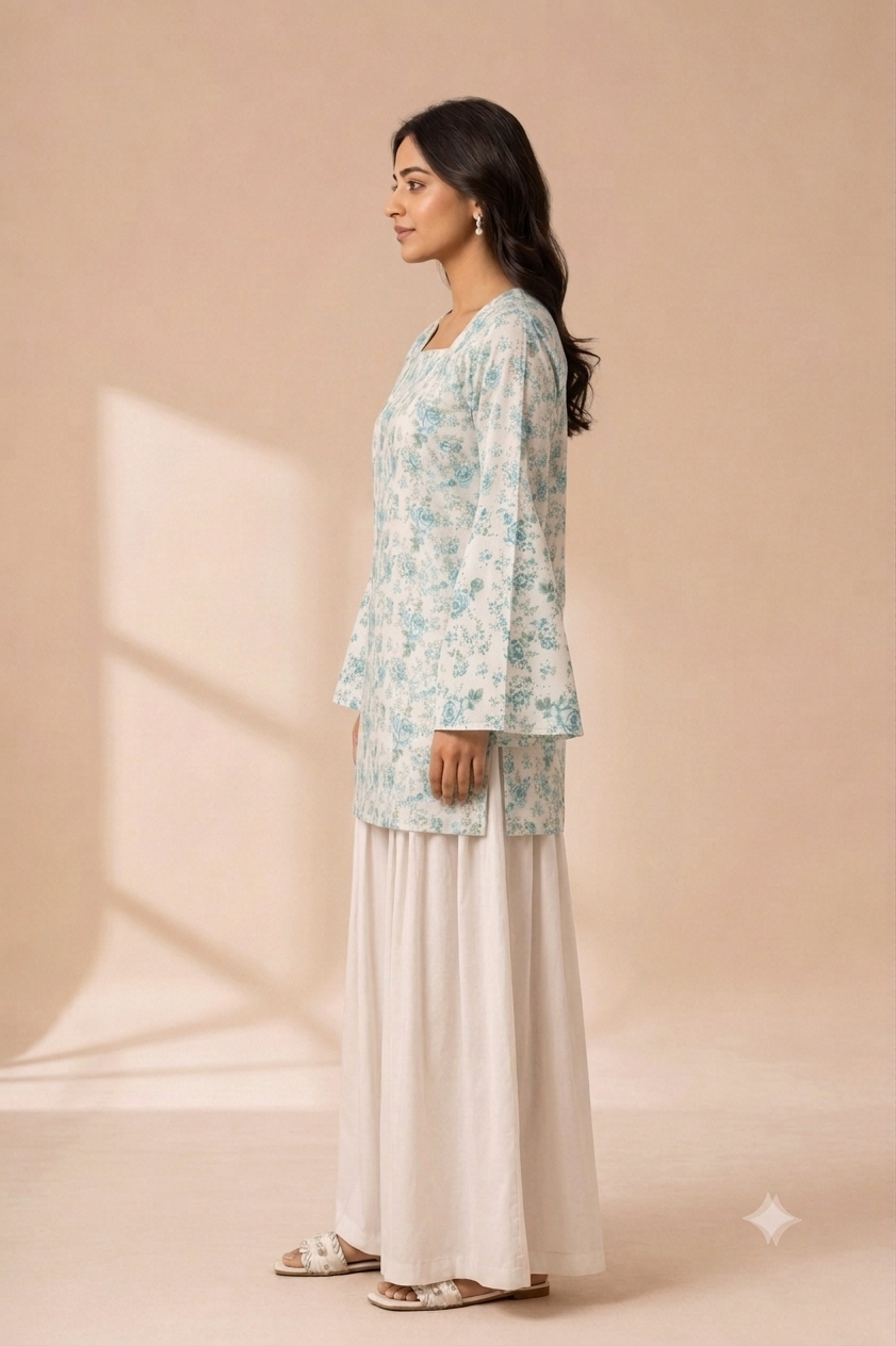 Floral Breeze - Printed Kurta